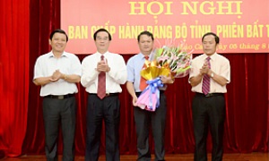 Đồng chí Nguyễn Văn Vịnh được bầu giữ chức Bí thư Tỉnh ủy Lào Cai